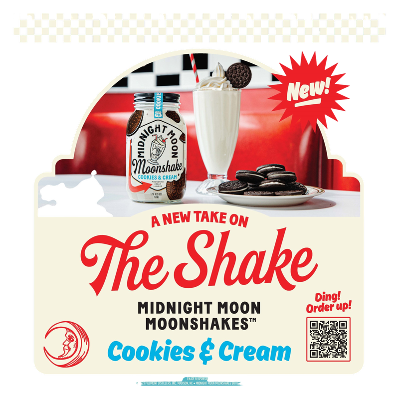 Midnight Moon Cookies & Cream Moonshake 50ml 17% ABV