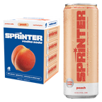 Sprinter Vodka Soda Peach 4pk 12oz Can