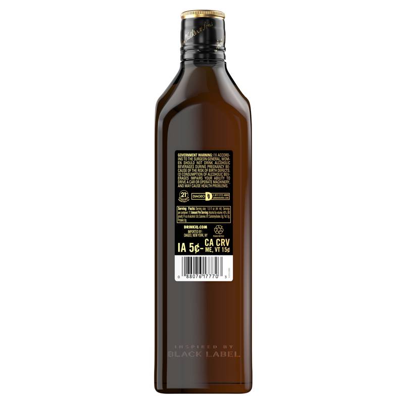 Johnnie Walker Double Black Label Blended Scotch Whisky, 750 mL