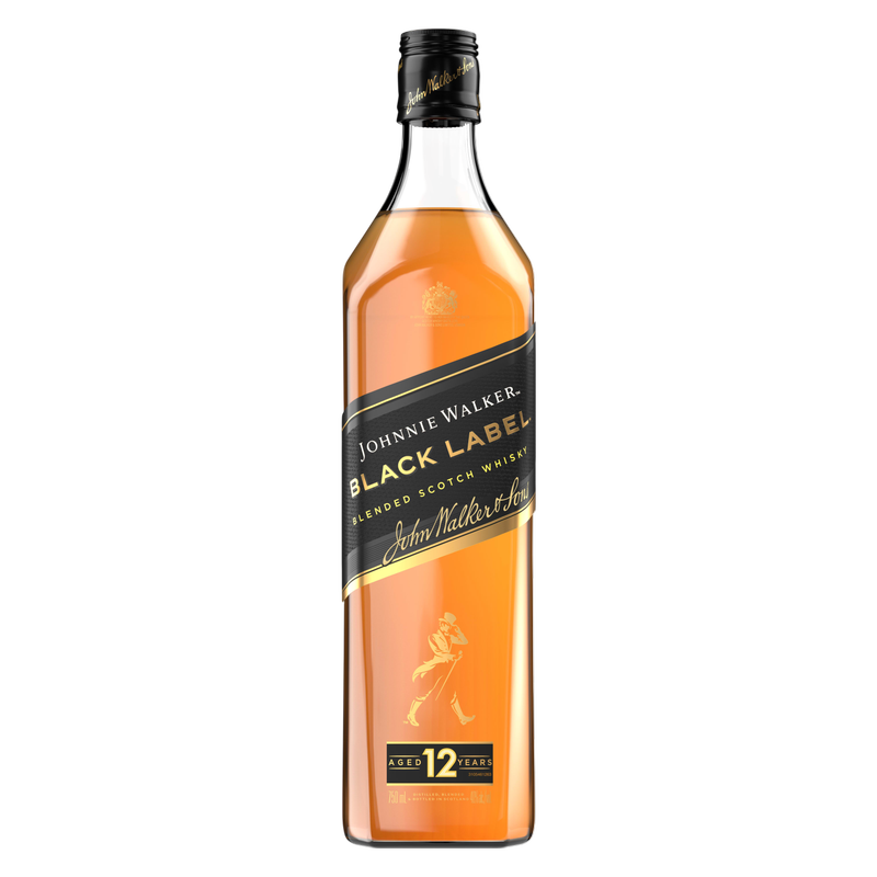 Johnnie Walker Black Label Scotch 750ml (80 Proof)