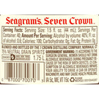 Seagram's 7 Crown American Blended Whiskey, 1.75 L (80 Proof)