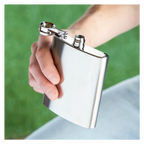 True Stainless Steel Flask with Funnel 6oz