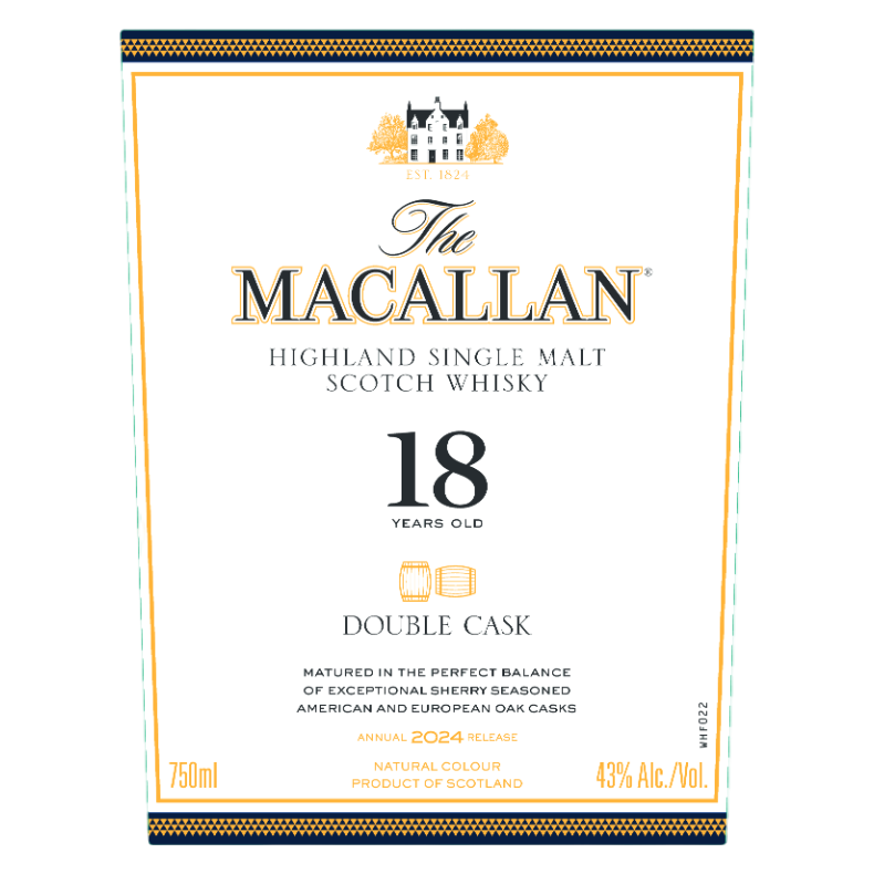 Macallan 18 Yr Double Cask 750ml (86 Proof)