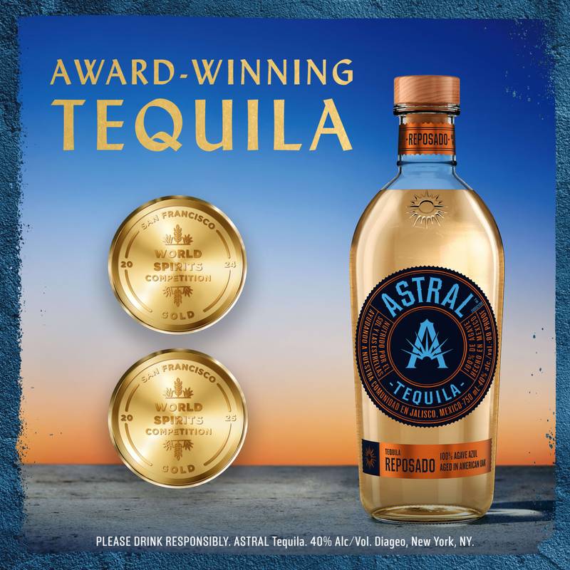 Astral Reposado Tequila 750ml (80 proof)