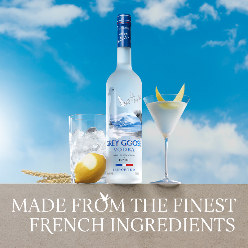 Grey Goose Vodka Gift Set 750ml (80 Proof)