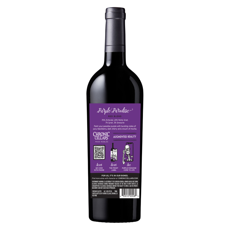 Chronic Cellars Purple Paradise Red Blend 750ml