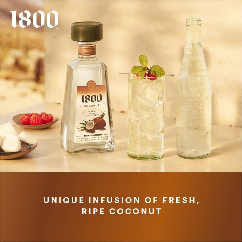 1800 Tequila Coconut 1L (70 Proof)