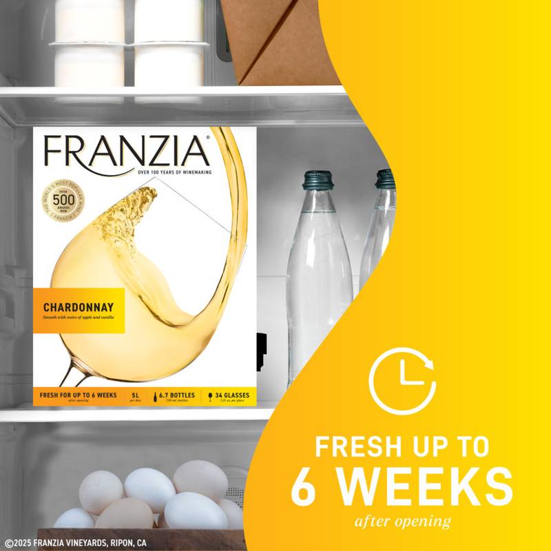 Franzia Chardonnay, White Wine, 5L