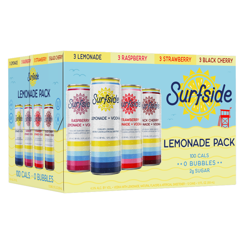 Surfside Lemonade Variety 12pk 12oz Can 4.5% ABV