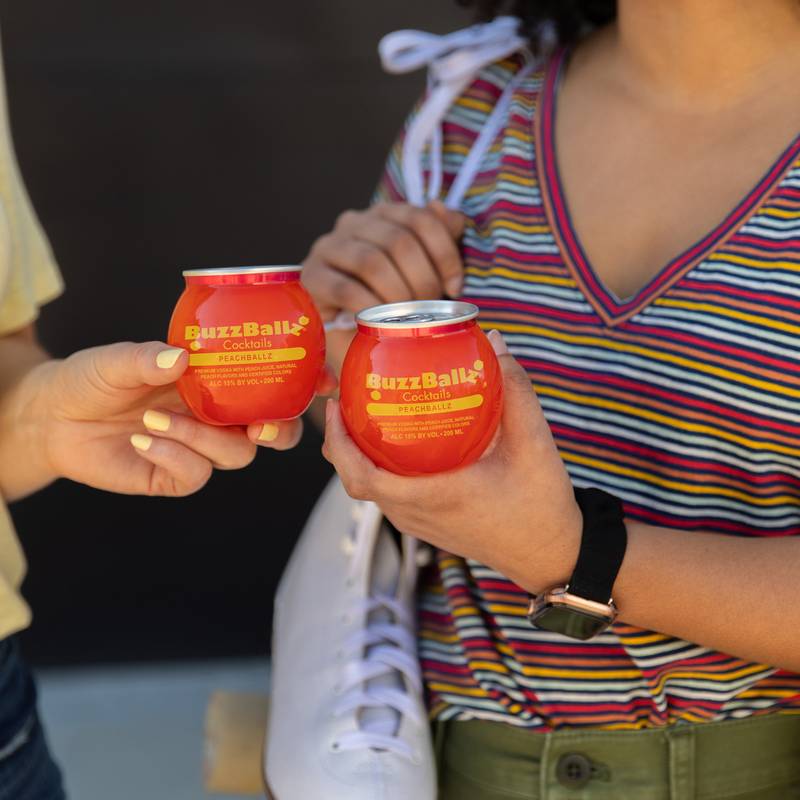 BuzzBallz Cocktails Peachballz 200ml(30 Proof)