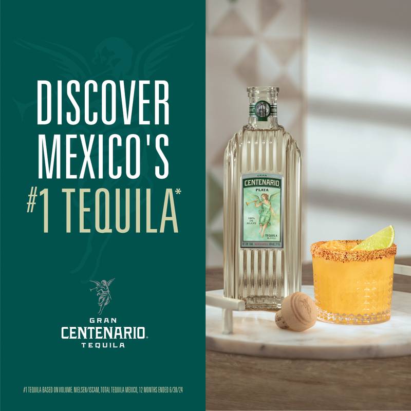 Gran Centenario Plata Tequila 750ml (80 Proof)