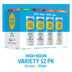 High Noon Vodka Hard Seltzer Variety 12pk 12oz Can 4.5% ABV
