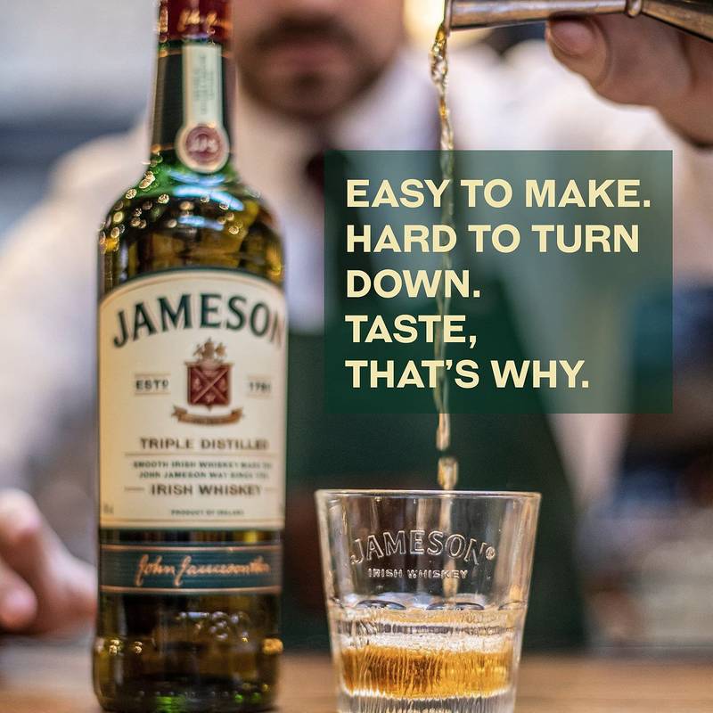 Jameson Irish Whiskey 750ml (80 proof)