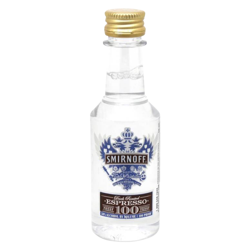Smirnoff Dark Roasted Espresso Vodka 50ml  (70 Proof)