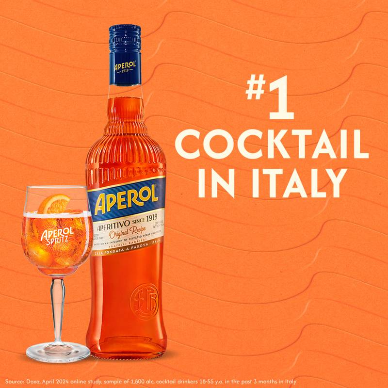 Aperol Aperitivo Liqueur 750ml (22 Proof)
