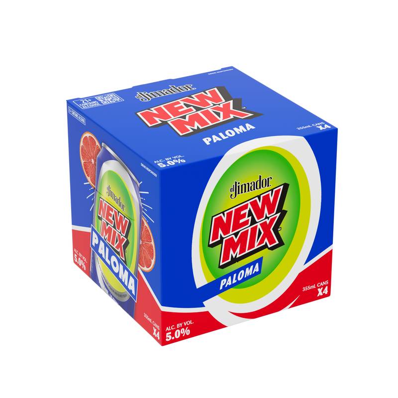 El Jimador New Mix Paloma 4pk 5% ABV