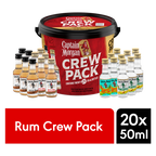 Captain Morgan Party Bucket 20pk 50ml