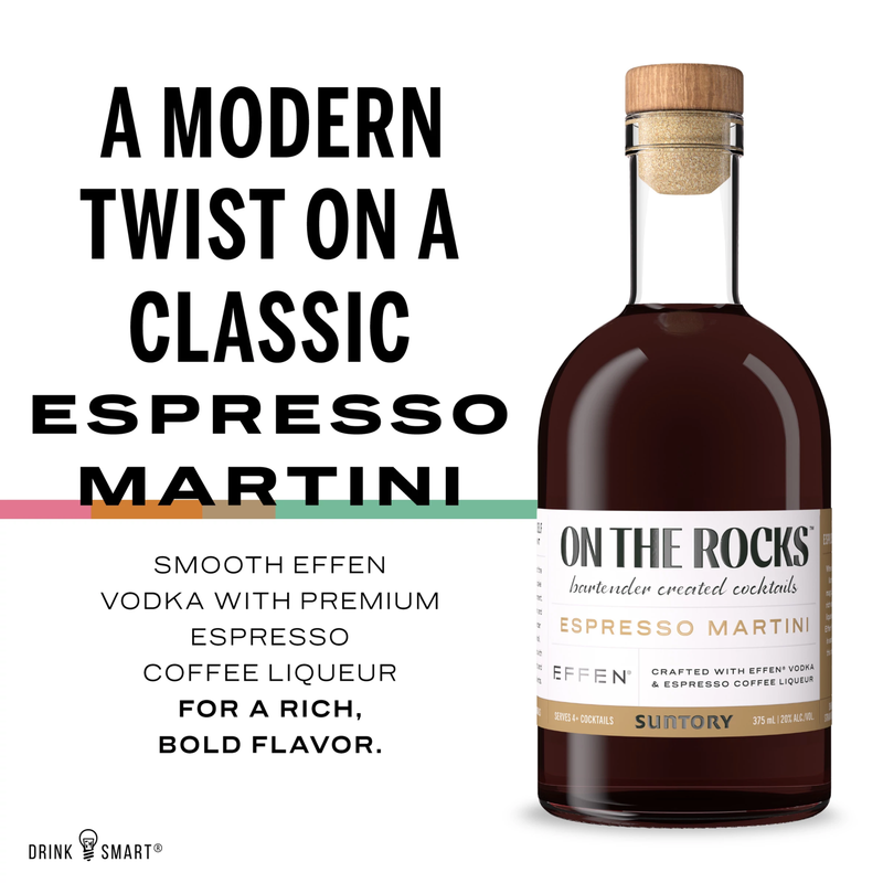 On the Rocks EFFEN Espresso Martini 375ml (40 Proof)