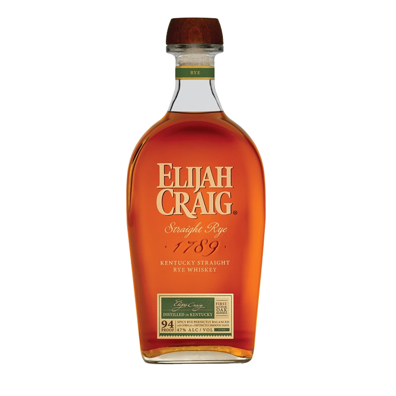 Elijah Craig Straight Rye Whiskey 750ml (94 proof)