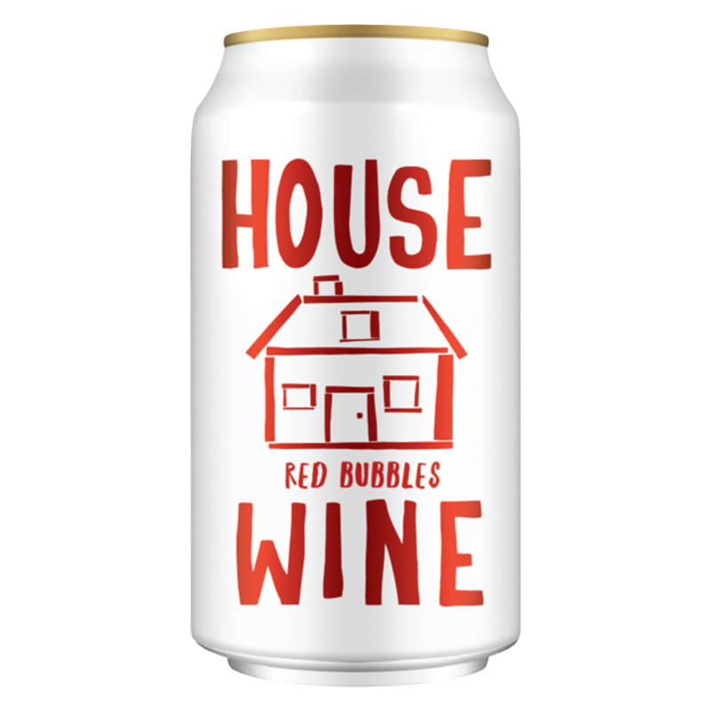 House Wine Red Bubbles 375ml Can