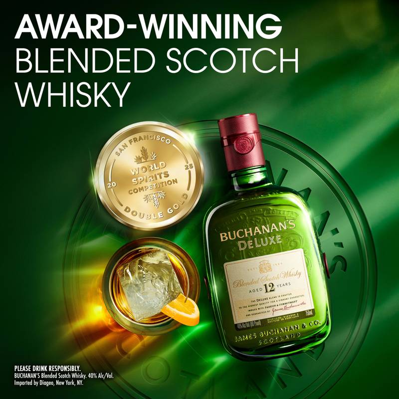 Buchanan's DeLuxe Aged 12 Years Blended Scotch Whisky, 750ml (80 Proof)