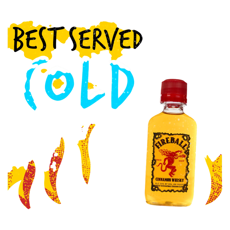 Fireball Hot Cinnamon Blended Whisky 50ml (66 Proof)