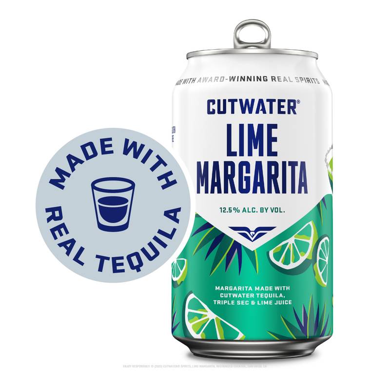 Cutwater Tequila Lime Margarita 4pk 12oz Cans 12.5% ABV