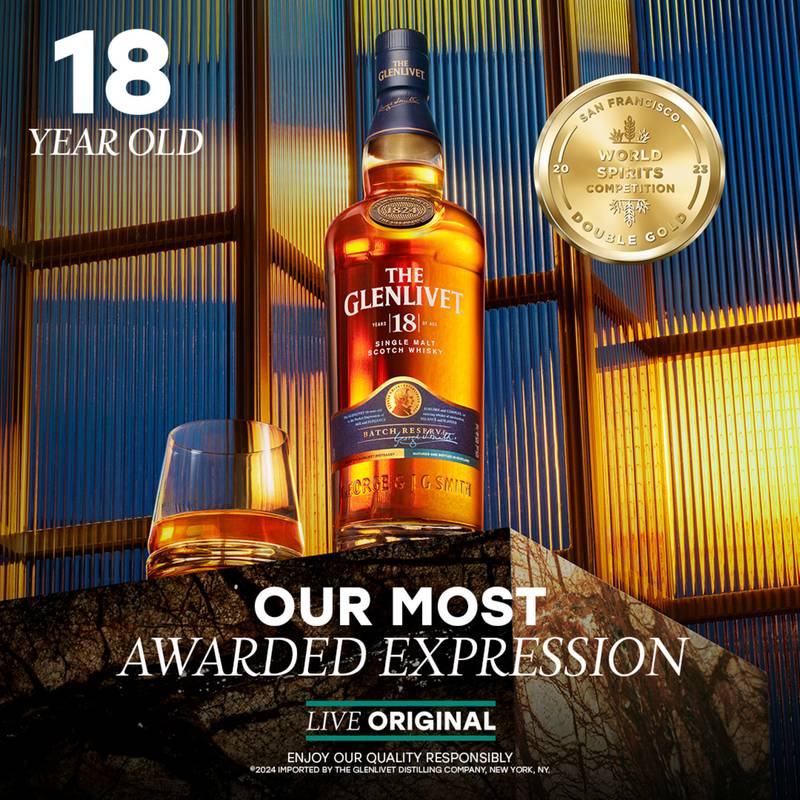 Glenlivet 18 Yr 750ml (80 Proof)