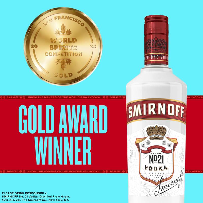 Smirnoff Vodka 375ml PET (80 Proof)