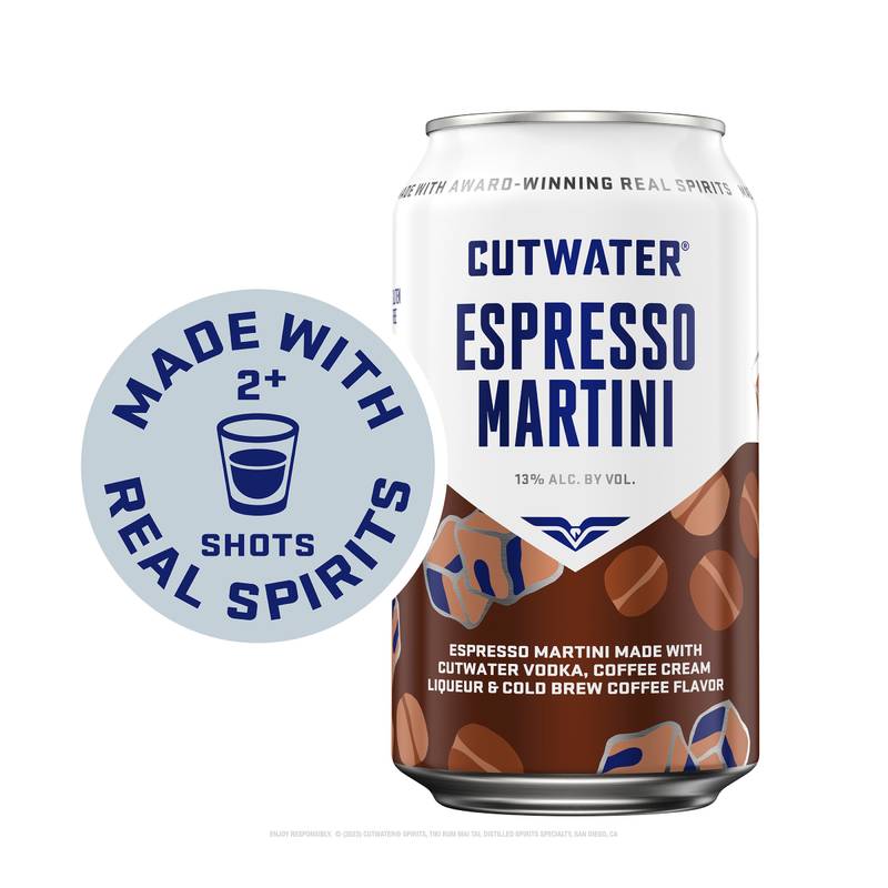 Cutwater Espresso Martini 4pk 12oz Cans 13% ABV