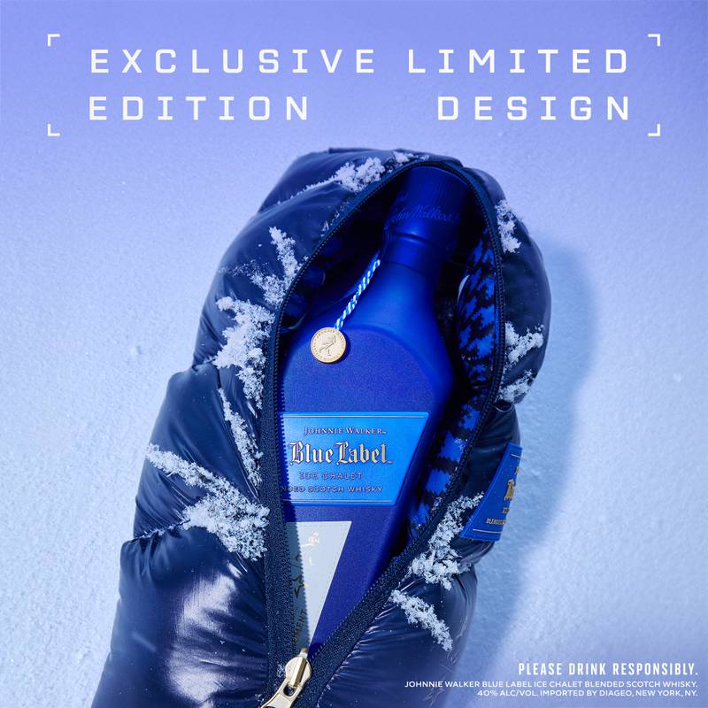 Johnnie Walker Blue Ice Chalet 750ml Bottle