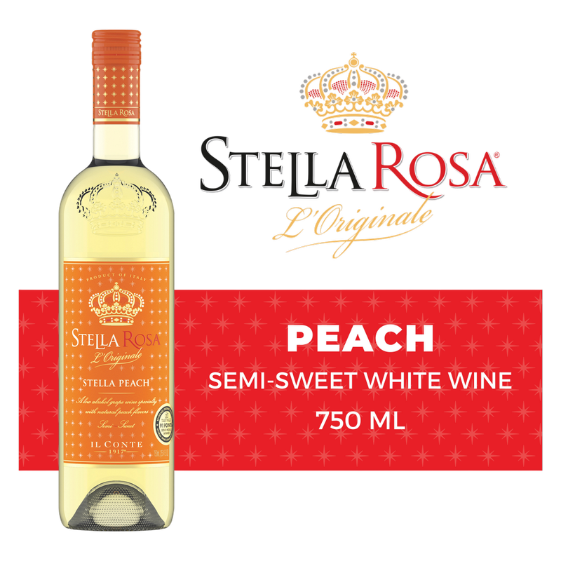 Stella Rosa Peach Semi-Sweet White Wine 750 ml