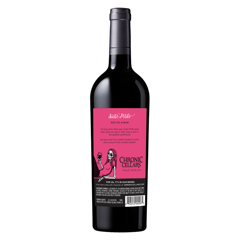 Chronic Cellars Suite Petite - Petite Sirah 750ml
