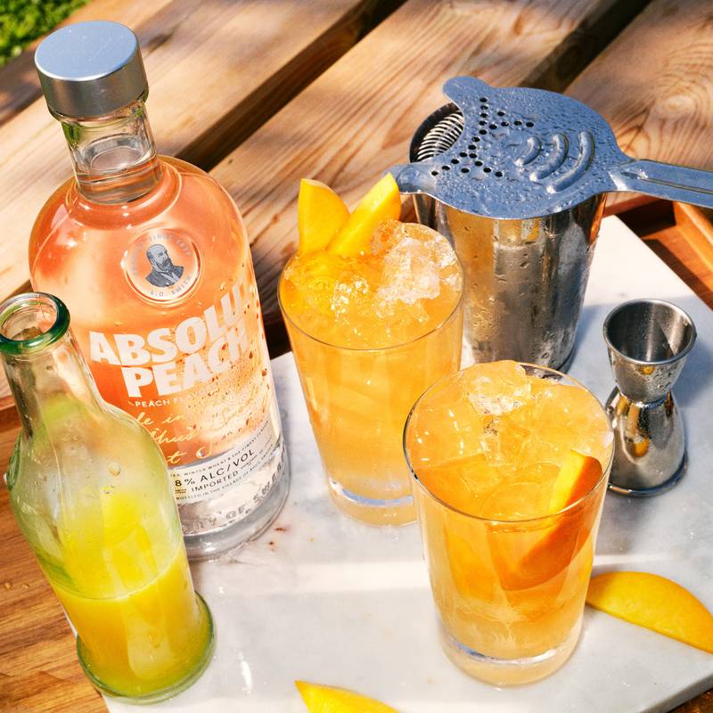 Absolut Peach Vodka 1L (76 proof)