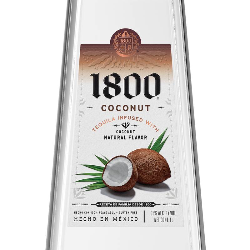 1800 Tequila Coconut 1L (70 Proof)