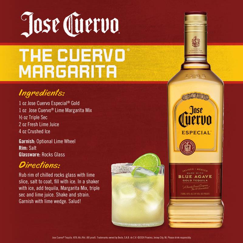 Jose Cuervo Especial Gold Tequila 750ml (80 Proof)