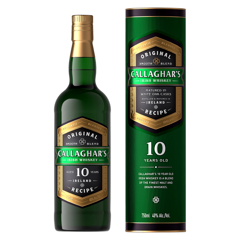 Callaghar's Irish Whiskey 10 Yr 750ml (80 Proof)