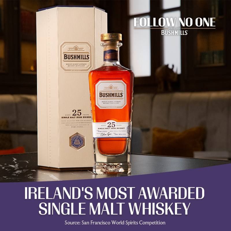 Bushmills 25 Year Whiskey 750ml (92 Proof)