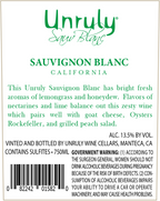 Unruly Sauvignon Blanc 750ml