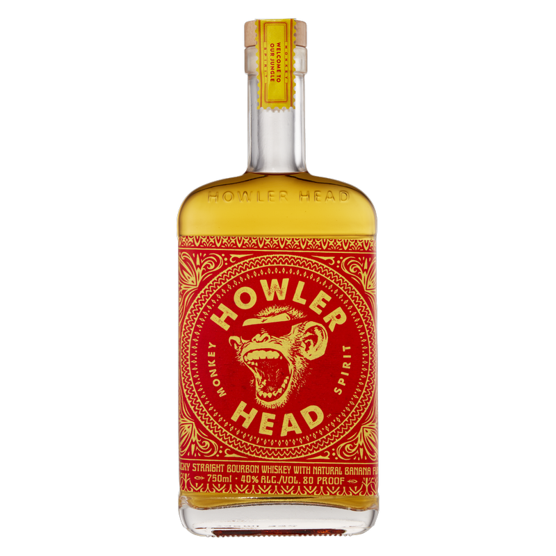Howler Head Banana Bourbon 750ml (80 Proof)