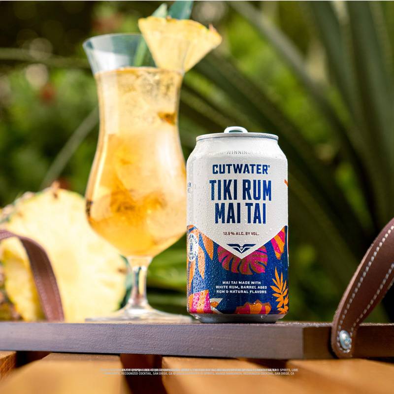 Cutwater Mai Tai Rum 4pk 12oz Can 12.5% ABV