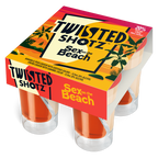 Twisted Shotz Sex On The Beach 4pk 25ml Shotz