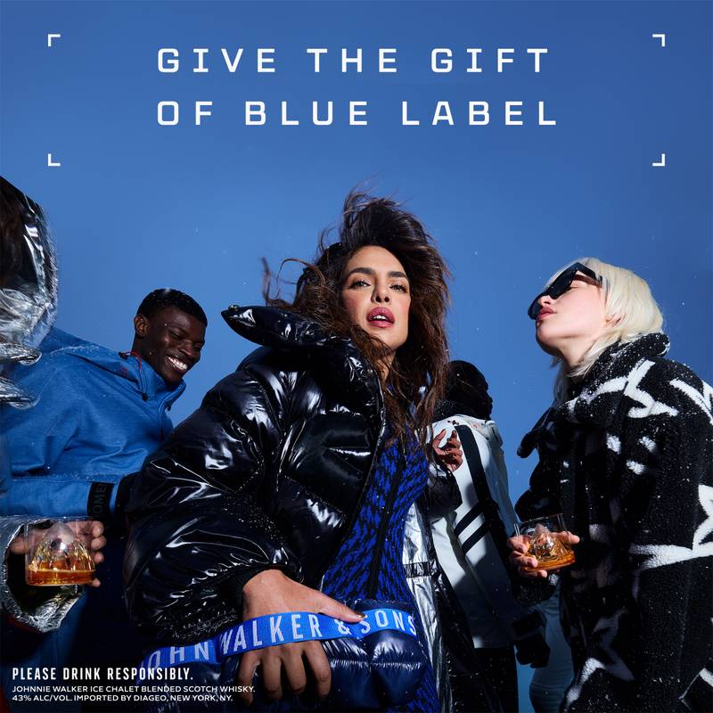 Johnnie Walker Blue Ice Chalet 750ml Bottle