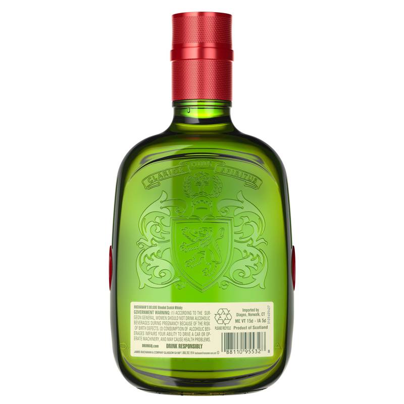 Buchanan's DeLuxe Aged 12 Years Blended Scotch Whisky, 750ml (80 Proof)