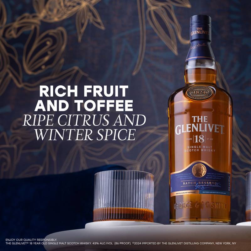Glenlivet 18 Yr 750ml (80 Proof)