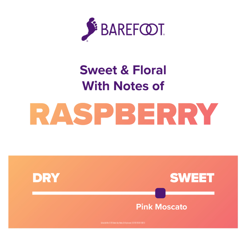 Barefoot Pink Moscato 750ml