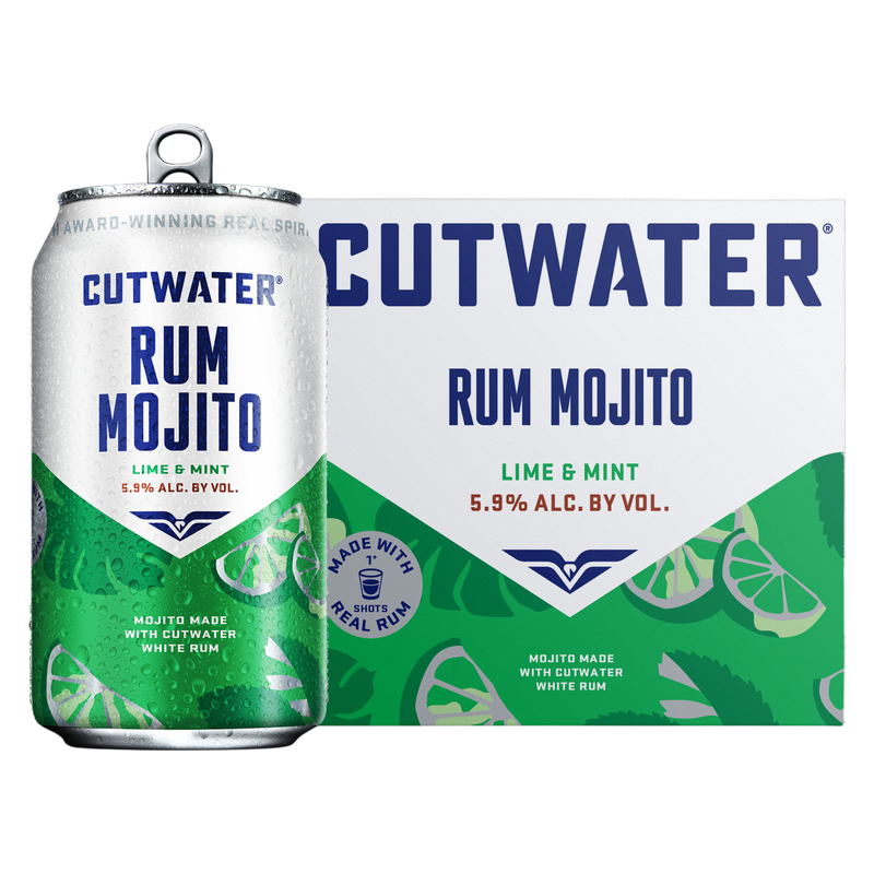 Cutwater Rum Mint Mojito 4pk 12oz Can 5.9% ABV