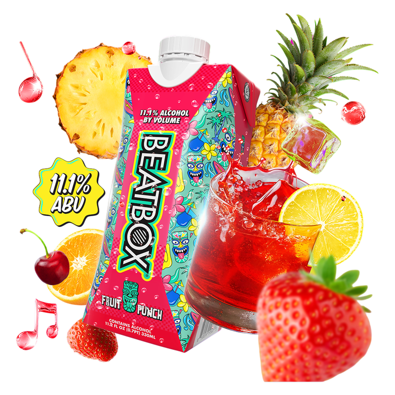 BeatBox Fruit Punch 500ml 11.1% ABV Wine Party Punch