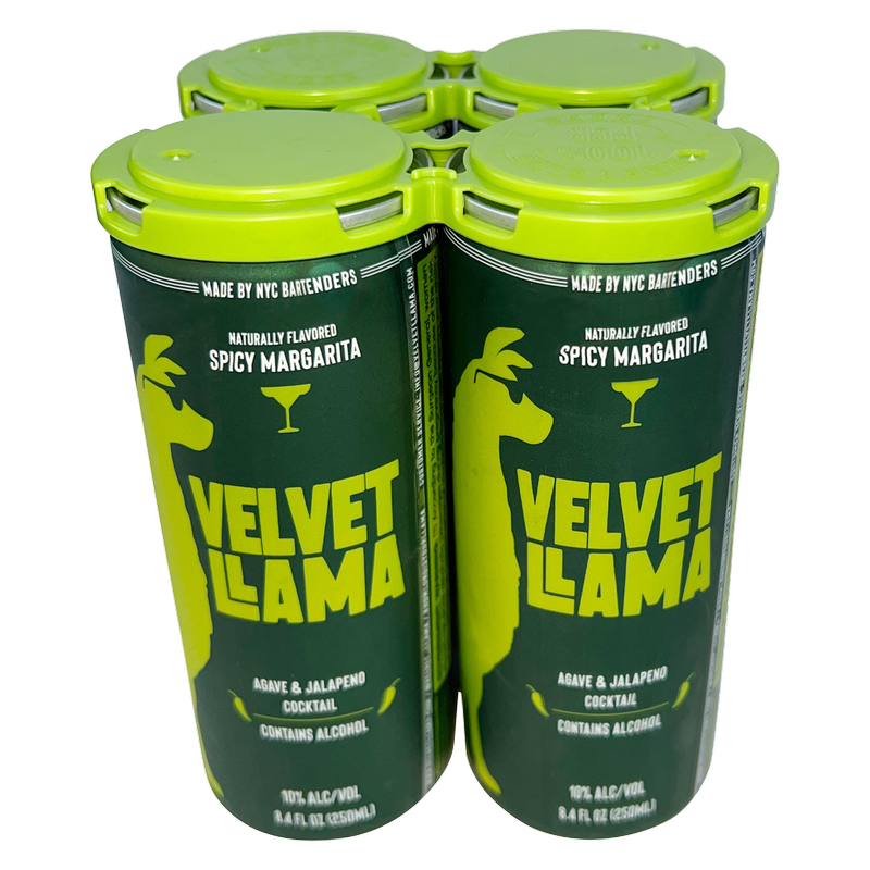Velvet Llama Spicy Margarita 4pk 8.4oz (20 Proof)
